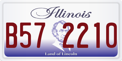 IL license plate B572210