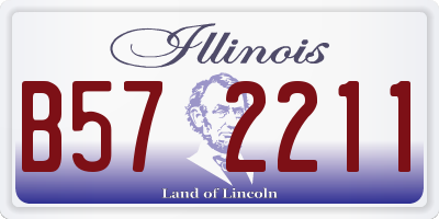 IL license plate B572211