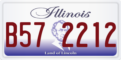 IL license plate B572212