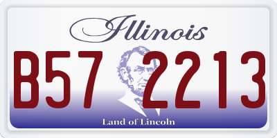 IL license plate B572213