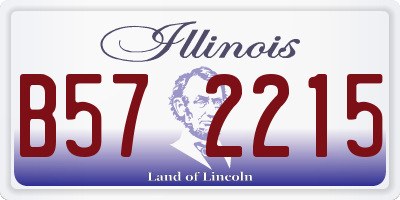 IL license plate B572215