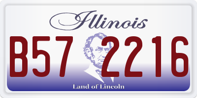 IL license plate B572216