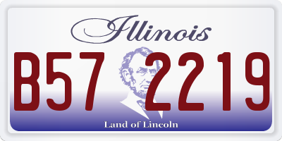 IL license plate B572219