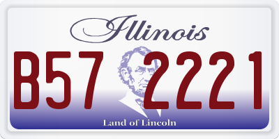 IL license plate B572221