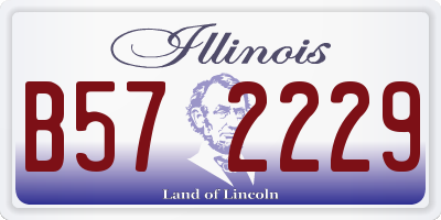IL license plate B572229