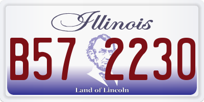 IL license plate B572230