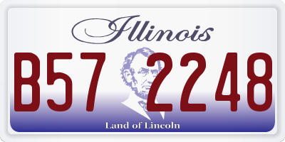 IL license plate B572248