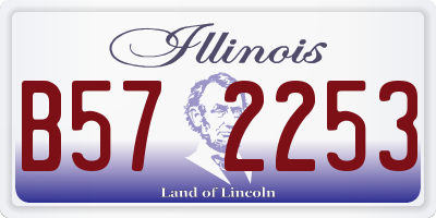 IL license plate B572253