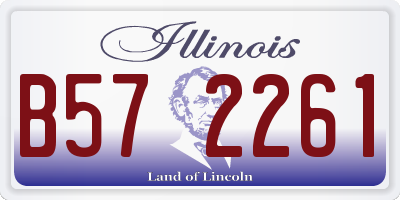 IL license plate B572261