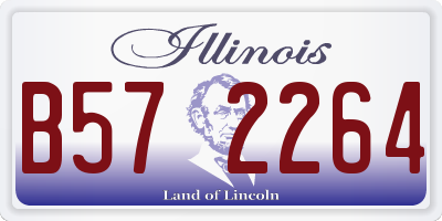 IL license plate B572264