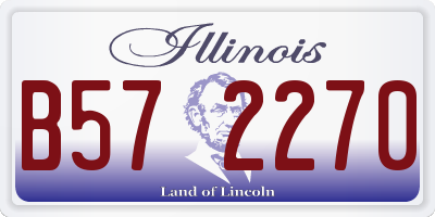 IL license plate B572270