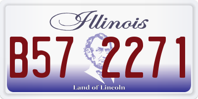 IL license plate B572271