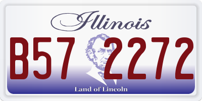 IL license plate B572272