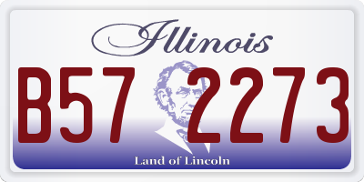 IL license plate B572273