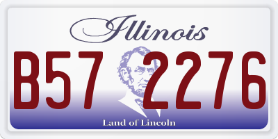 IL license plate B572276