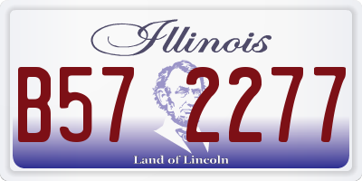 IL license plate B572277