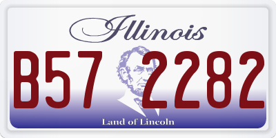 IL license plate B572282