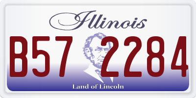 IL license plate B572284