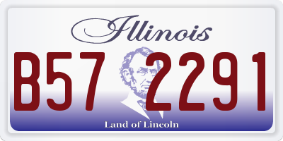 IL license plate B572291
