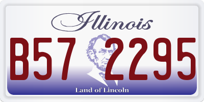 IL license plate B572295