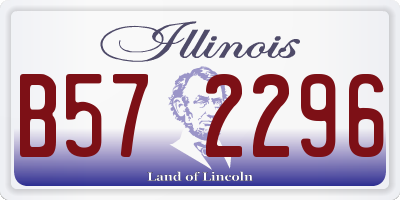 IL license plate B572296