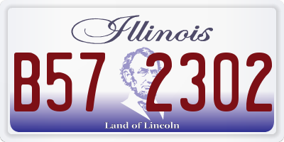 IL license plate B572302