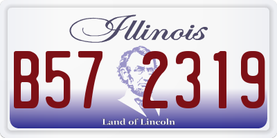 IL license plate B572319
