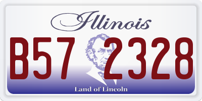IL license plate B572328