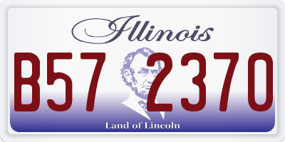 IL license plate B572370