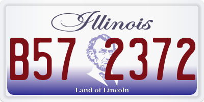 IL license plate B572372