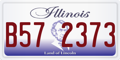 IL license plate B572373