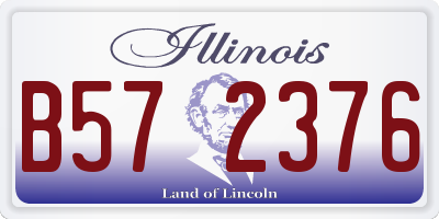 IL license plate B572376