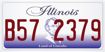 IL license plate B572379