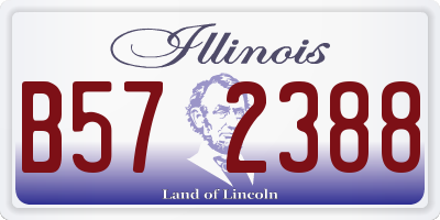 IL license plate B572388