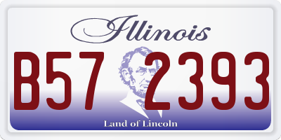 IL license plate B572393