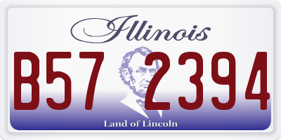 IL license plate B572394