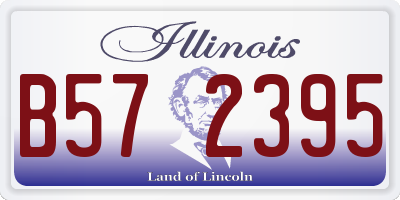 IL license plate B572395