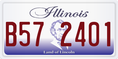 IL license plate B572401