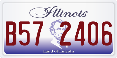 IL license plate B572406
