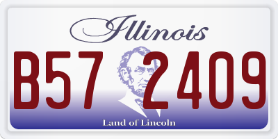 IL license plate B572409