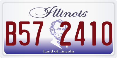 IL license plate B572410