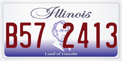 IL license plate B572413