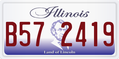 IL license plate B572419