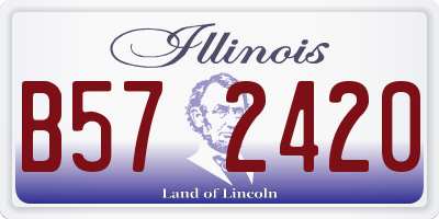 IL license plate B572420