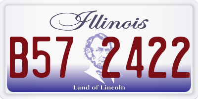 IL license plate B572422