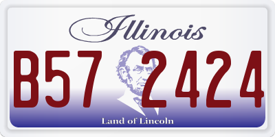 IL license plate B572424