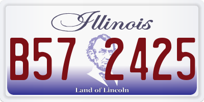 IL license plate B572425