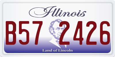 IL license plate B572426