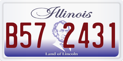 IL license plate B572431