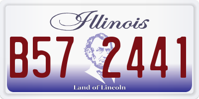 IL license plate B572441